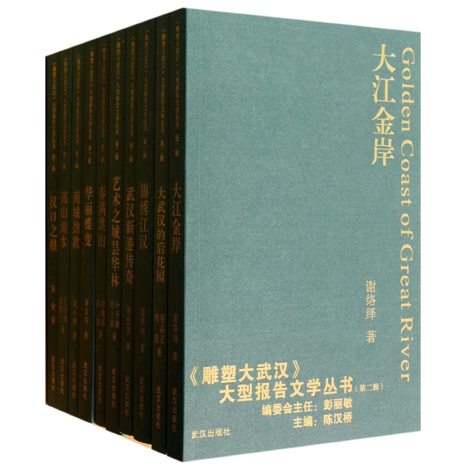 雕塑大武汉大型报告文学丛书(第2辑共10册)